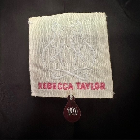 Rebecca Taylor Silk Flare Hem Python Print Jacket - Picture 4 of 7